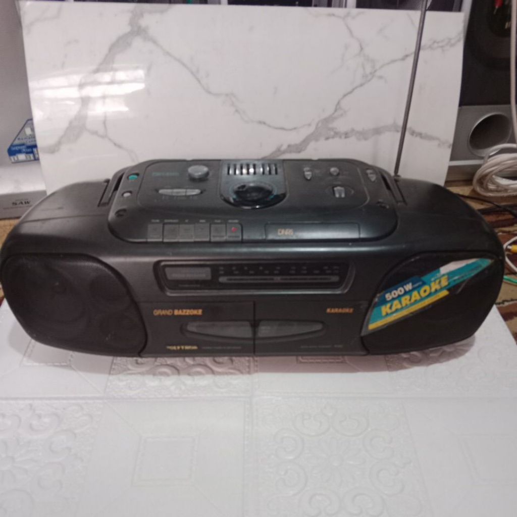 MINI COMPO POLYTRON GRAND BAZZOKE RADIO CASETTE CLASIC