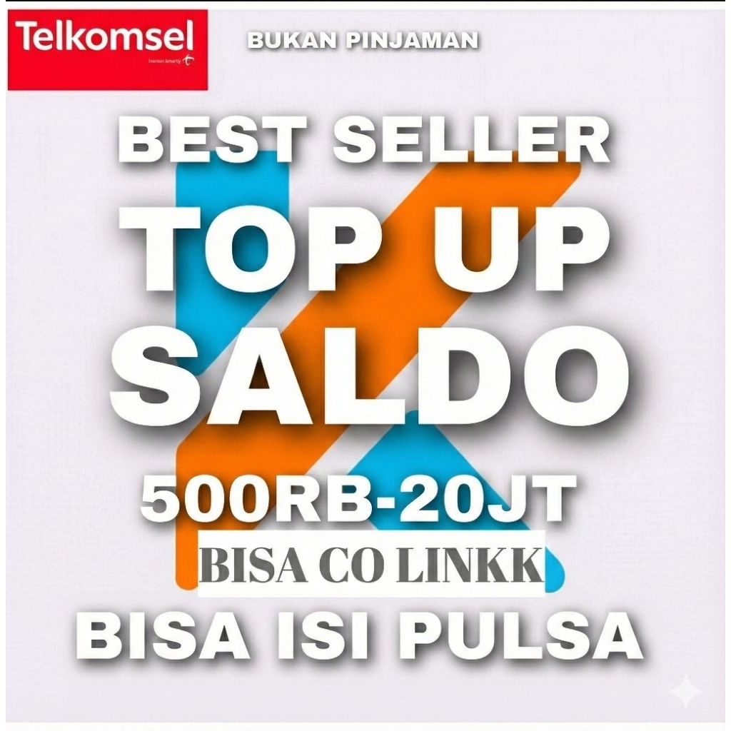 TERPERCAYA TOP SALDO UP SALDO/PULSA TRANSFER MURAH 50k-10jt BISA KE SEMUA TERMURAH