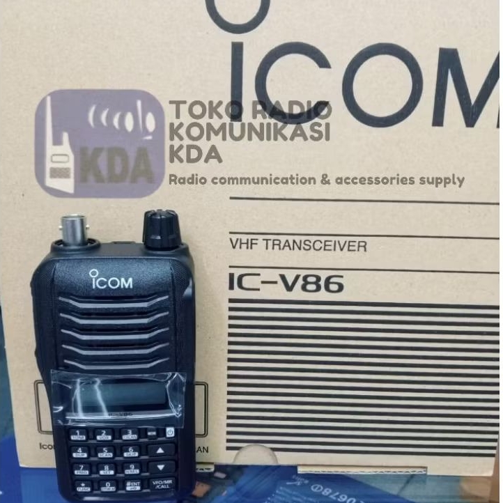HT ICOM IC-V86 - SINGLE BAND FREQUENCY - VHF RADIO - HT 7 WATT HT ICOM V86 ICOM V 86 HT UNTUK TAMBAN