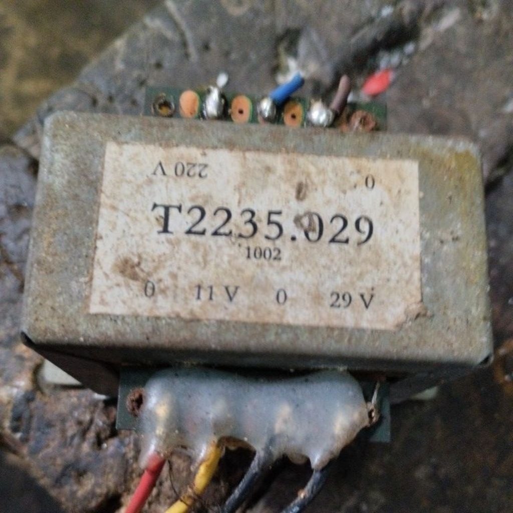 trafo 2amper cabutan non ct teg 11v & 29v