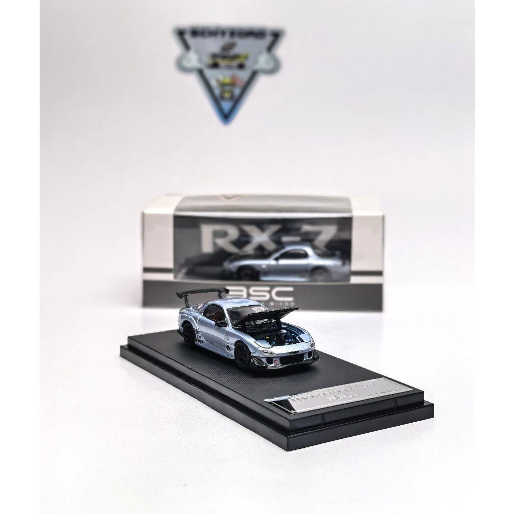 BSC RX-7 RE Amemiya Super G FD3S GT JDM Japan Open Hood Limited Edition Platinum Baby Blue