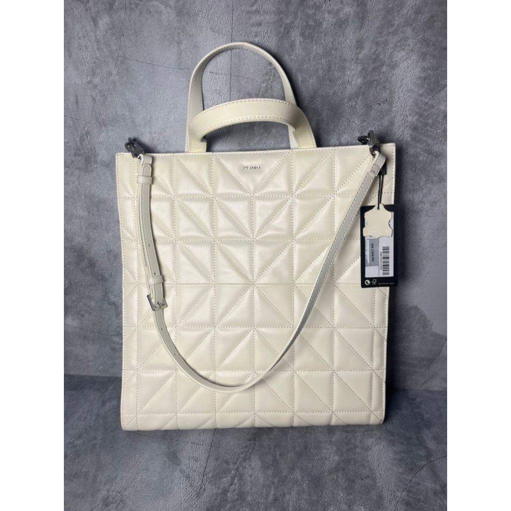 Pedro Tote Bag - Bone White (100% Original)