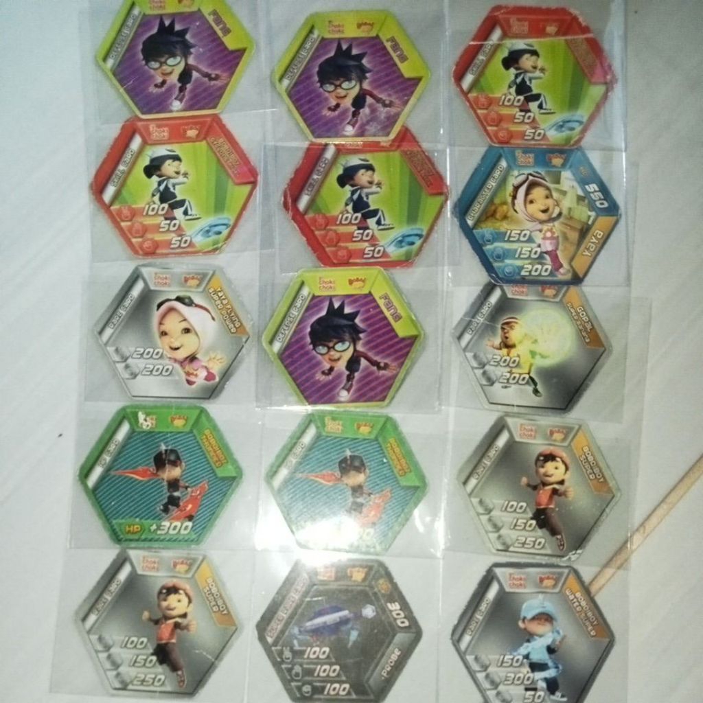 kartu choki-choki BoBoiBoy | kartu choki-choki tahun 2016 | choki-choki | kartu choki-choki BoBoiBoy