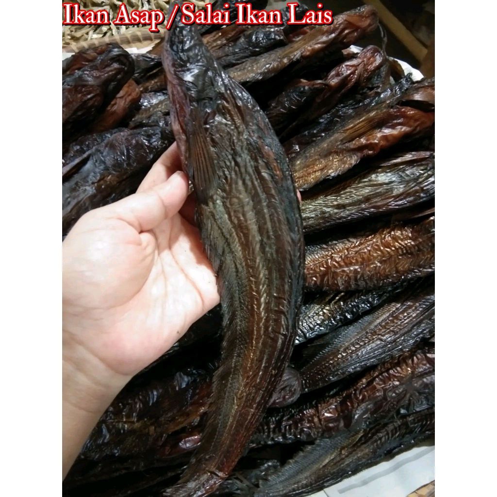 Ikan Lais Asap / Salai Ikan Tembiring / Ikan Salai / Ikan Asap Pontianak / Ikan Sale / Ikan Salai