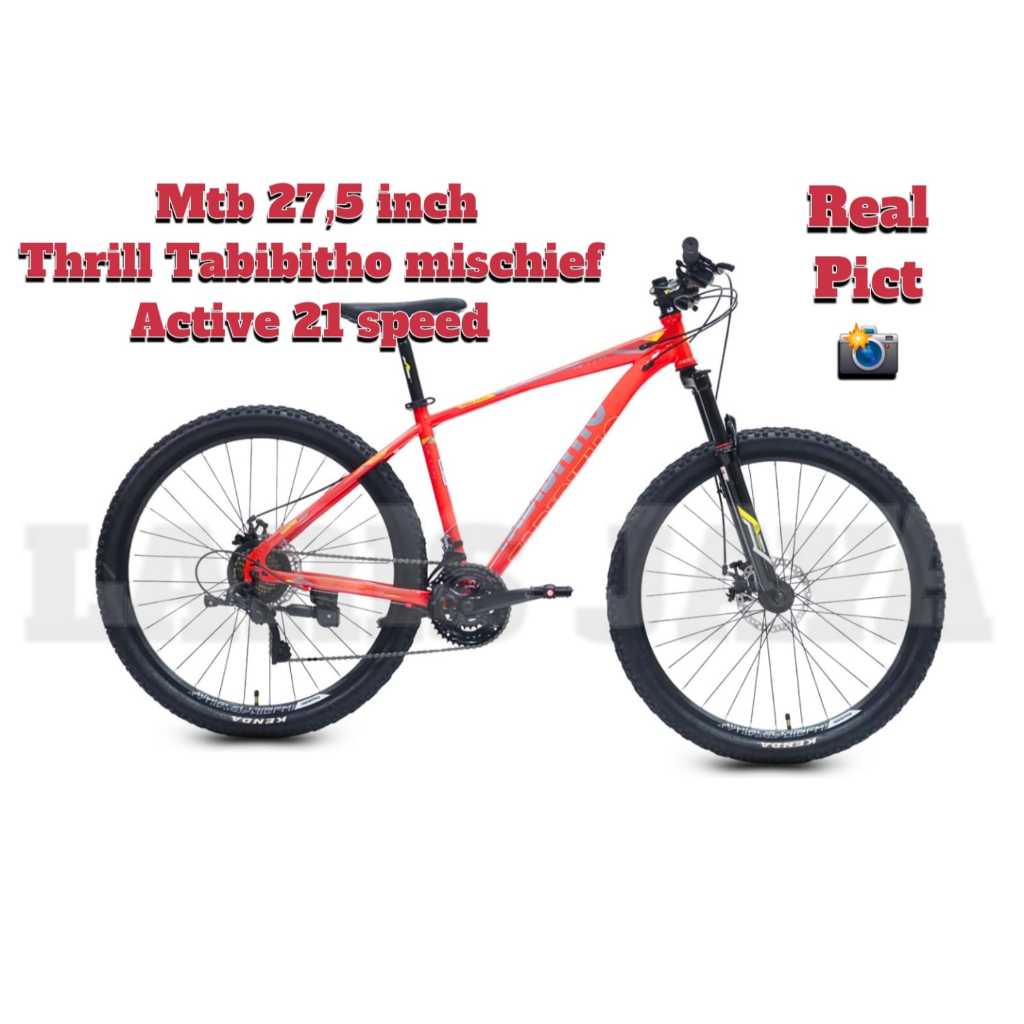 Sepeda gunung mtb 27,5 THRILL tabibitho mischief active 21 speed 27.5 MTB TABIBITHO MISCHIEF ACTIVE