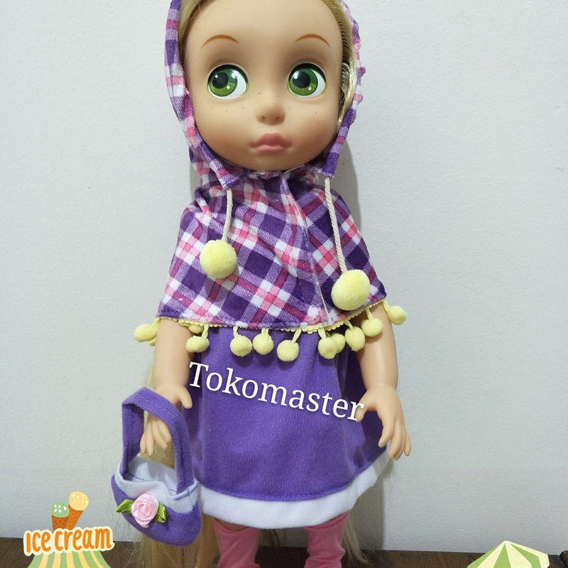 Baju boneka impor mainan Disney animator doll mellchan mell kongsuni dress exo baby alive
