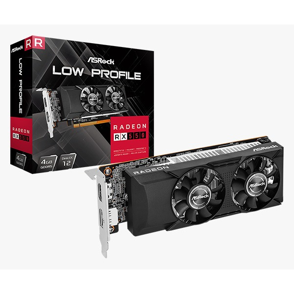 VGA ASROCK AMD Radeon™ RX550 Low Profile 4GB RX 550 LP 4G