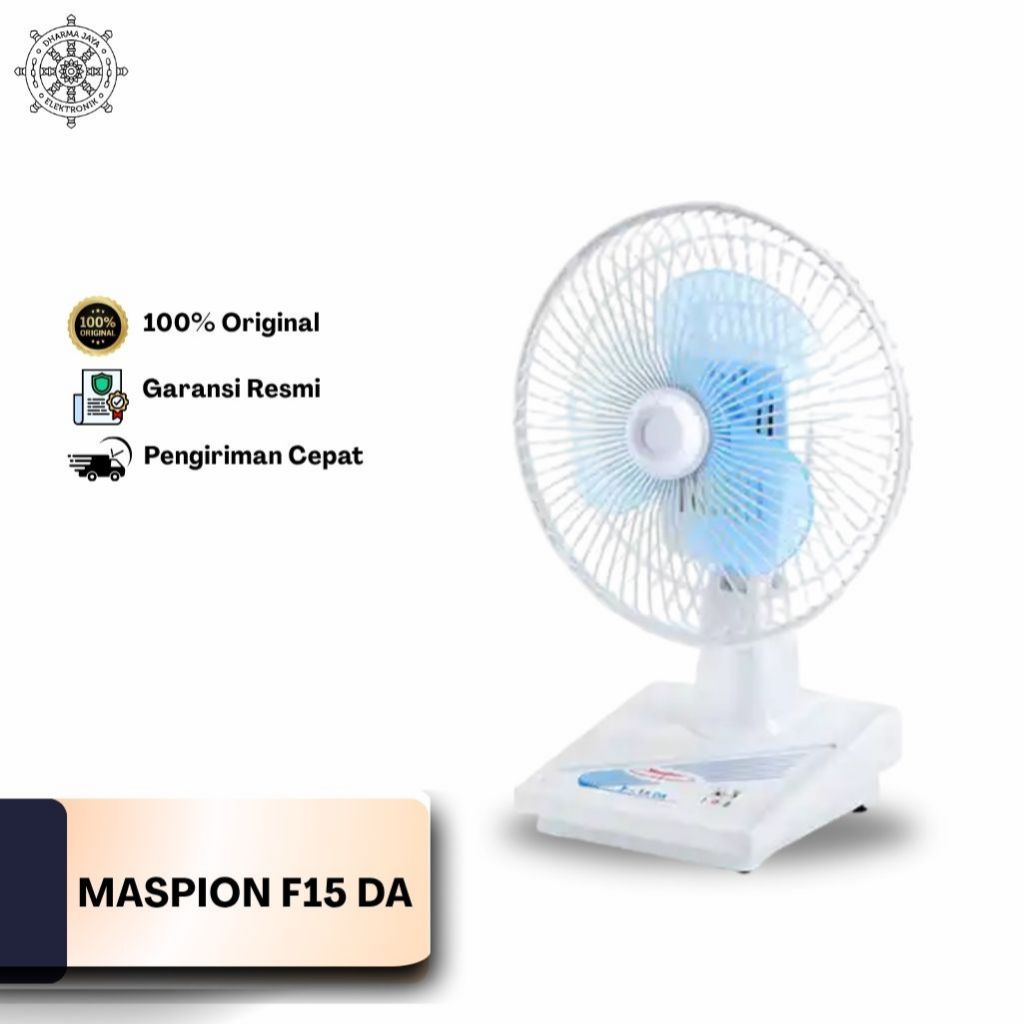 Kipas Angin Meja/Duduk Maspion F -15DA 6 Inch / Kipas Angin Duduk Maspion