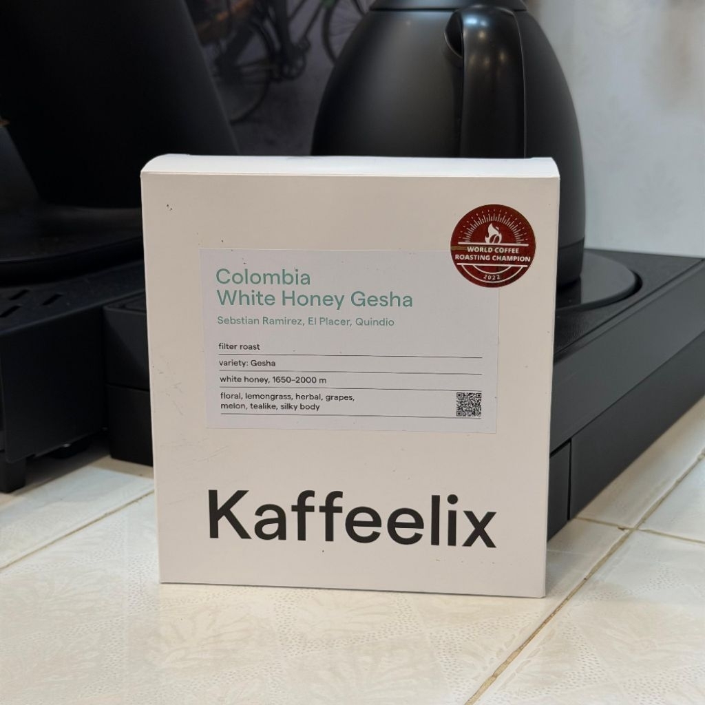 Kaffeelix Roastery Austria - Colombia White Honey Gesha Geisha 15gr Shared Coffee Beans Kopi