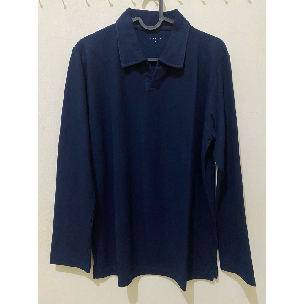 Hey Male Raven Polo Long Sleeve