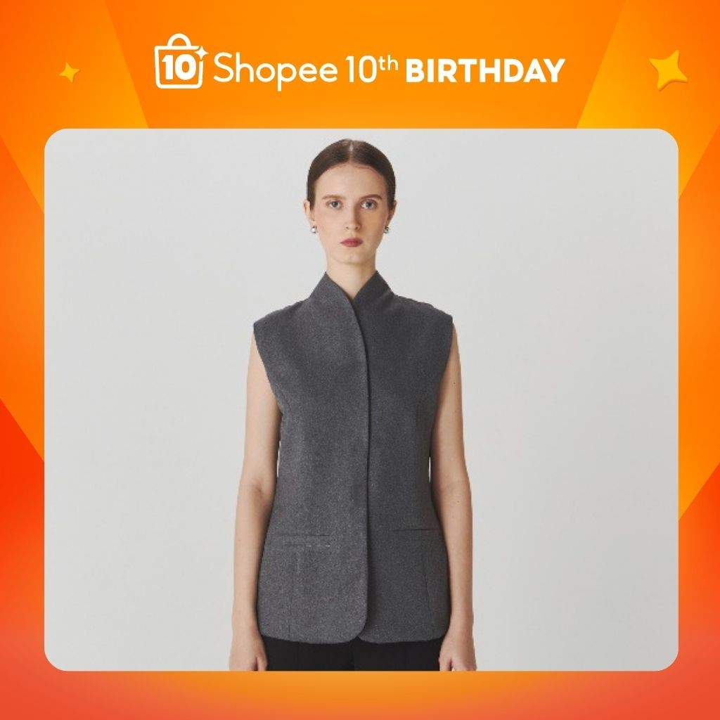 [ Shopee Special 10th Birthday ] MORNINGSOL Rue Vest | Vest Wanita
