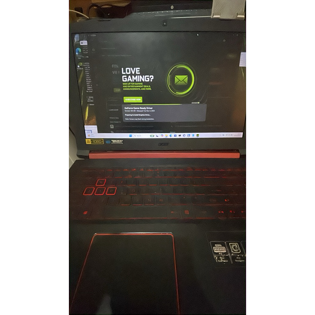 Acer Nitro 5 AN515-52 + akun steam Elden ring + DLCnya