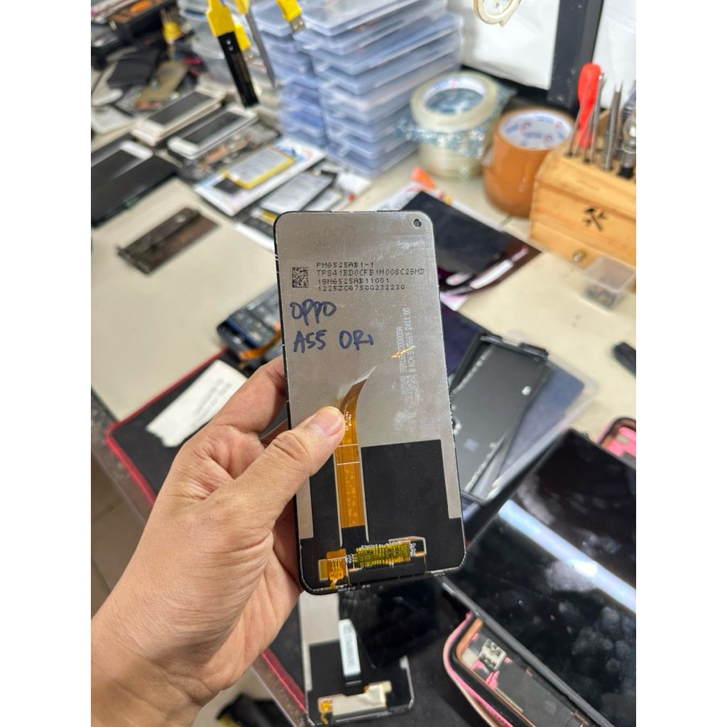 LCD OPPO A55 ORIGINAL RETAK