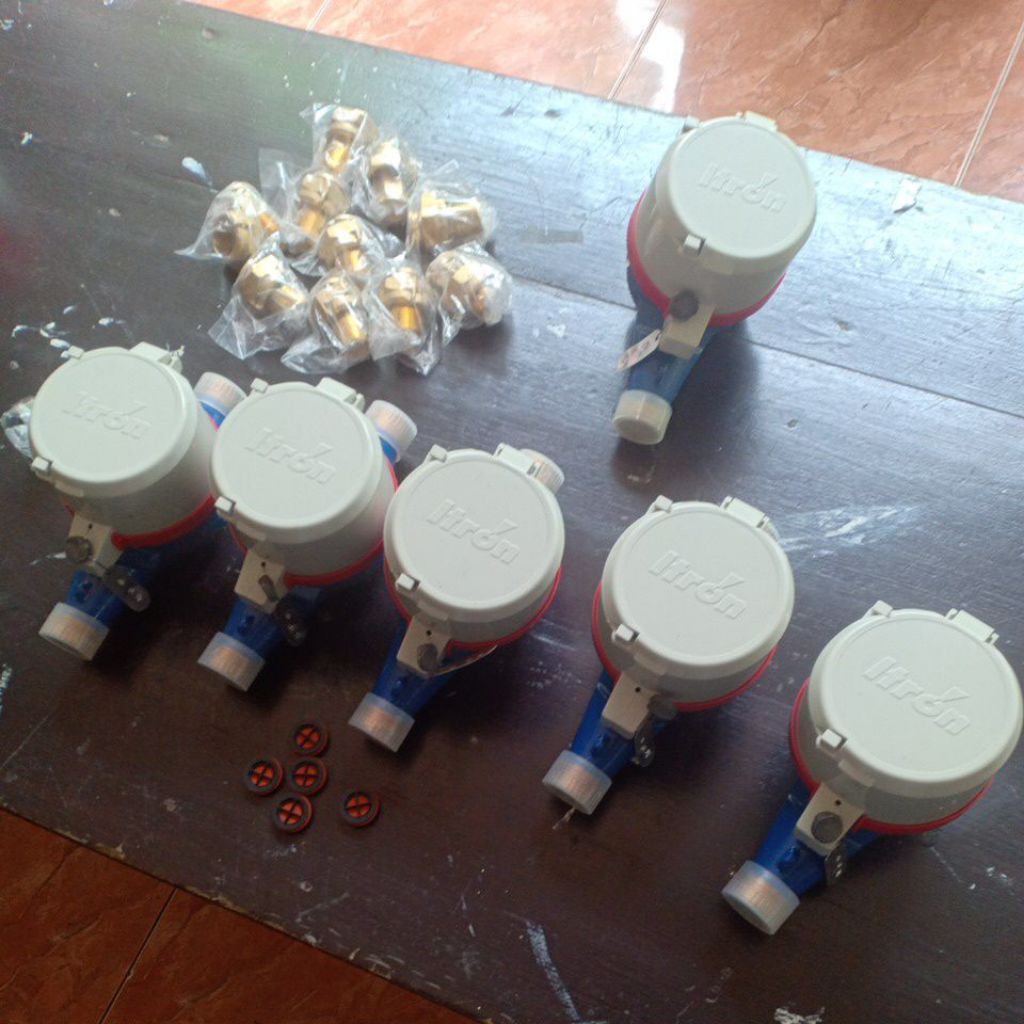 Meteran Air PDAM ITRON 1/2 Inchi Besi