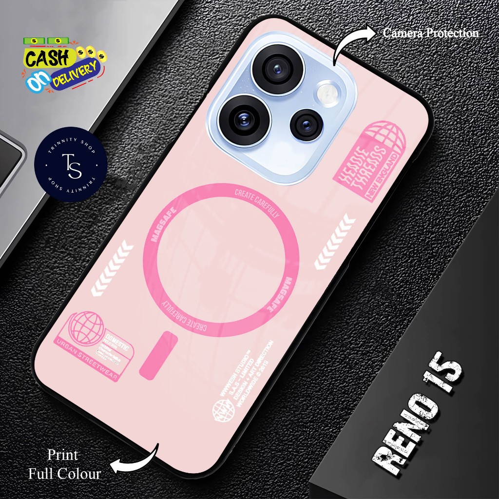 trinnity_shop - Case Hp Kaca For OPPO RENO 15 SERIES [T124].