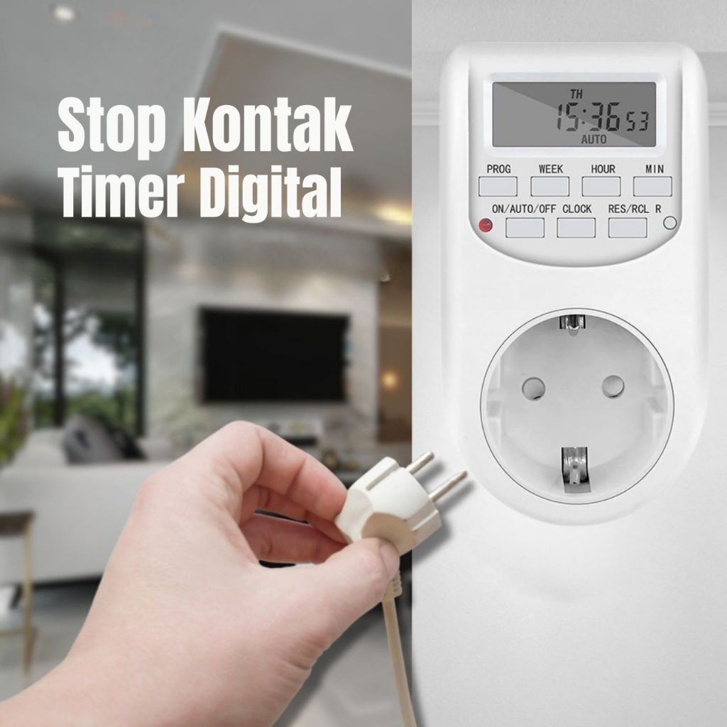 Digital Timer Stop Kontak Timer Listrik Stop Kontak Listrik Digital Timer Switch automatis