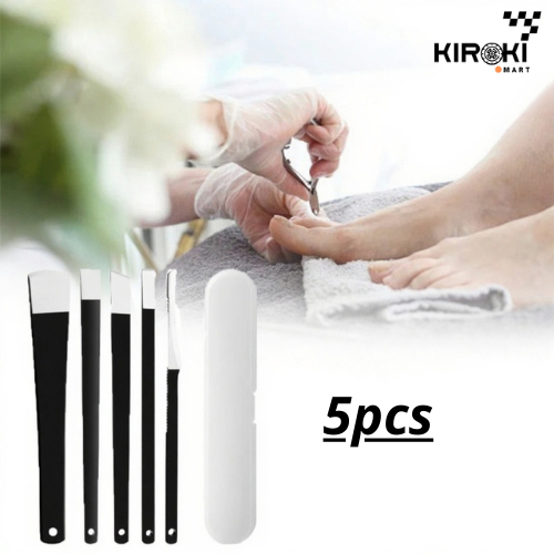 5pcs Mini Pedicure Set Pisau Kuku Portabel Anti Slip/Pisau Pedicure Kaki
