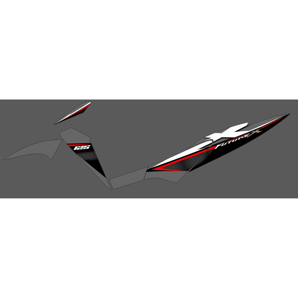 STRIPING SUPRA X 125 CUSTOM FUTURE X