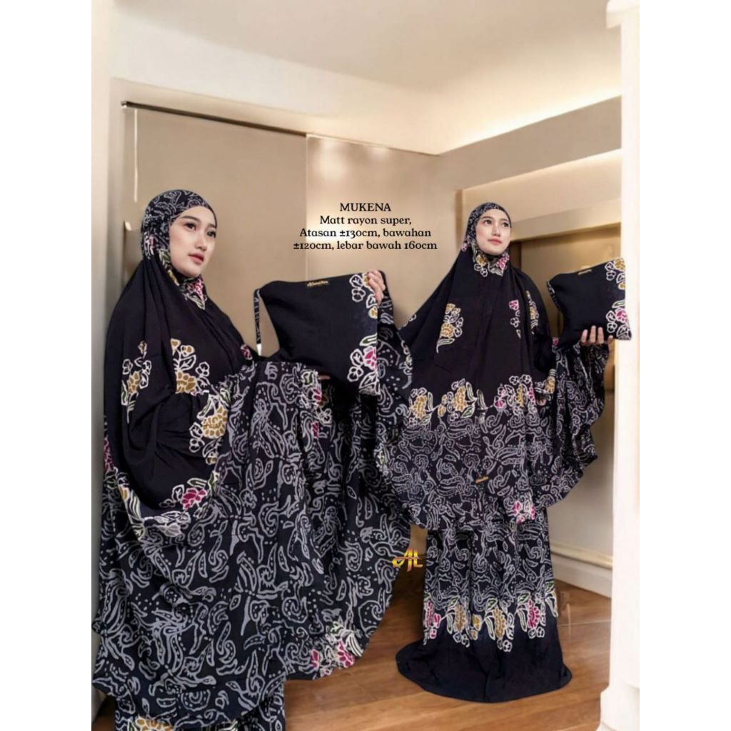 mukena jumbo batik cap pekalongan