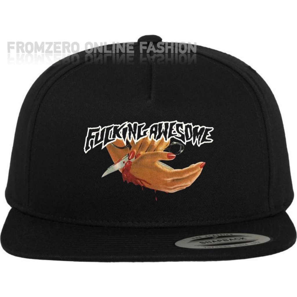 Topi Snapback Hip Hop Hight Quality Berlogo Fucking Awesome  Topi Pria Dan Wanita Dewasa Keren Kekin