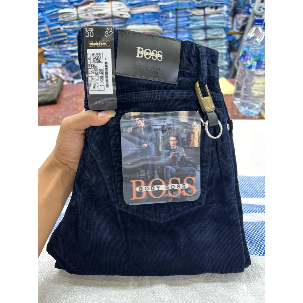 Celana Pria Corduroy Stretch BODY BOSS - Regular (STANDAR) #Celanapriacodoray #celanaboss#Corduroy