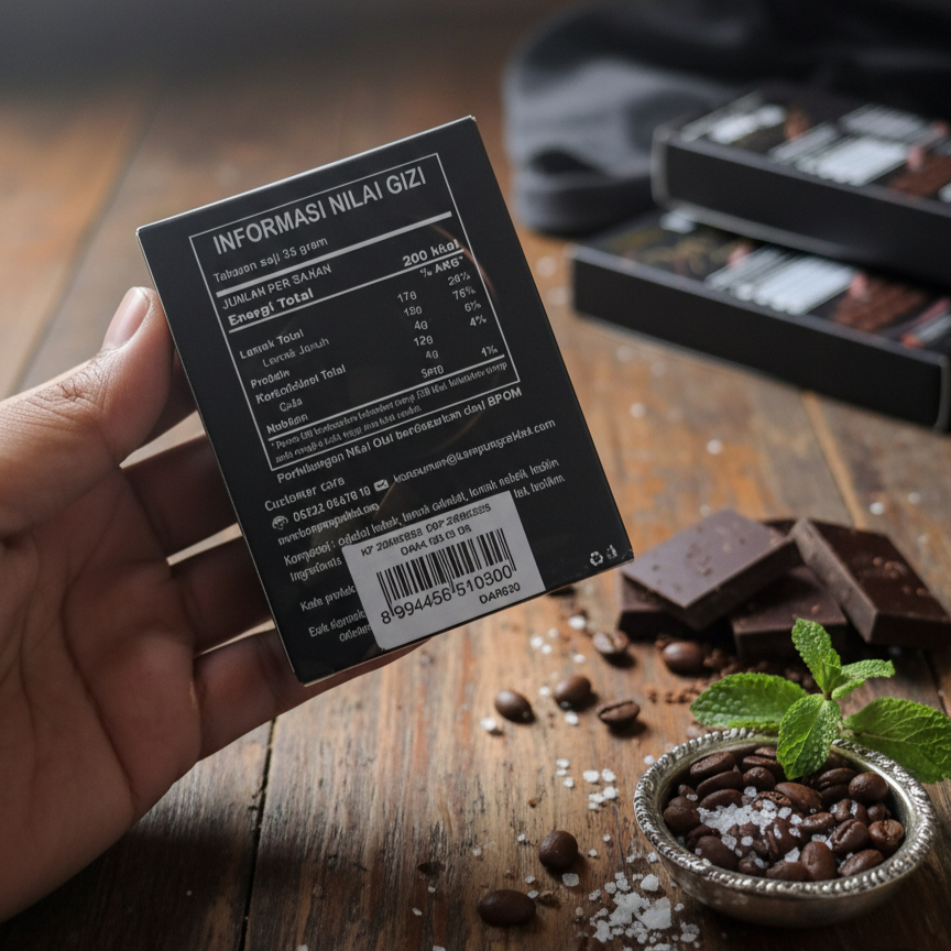 Brothoaly Dark Coklat 100% Premium Coklat Pahit Sehat Tanpa Gula Coklat Hitam Asli