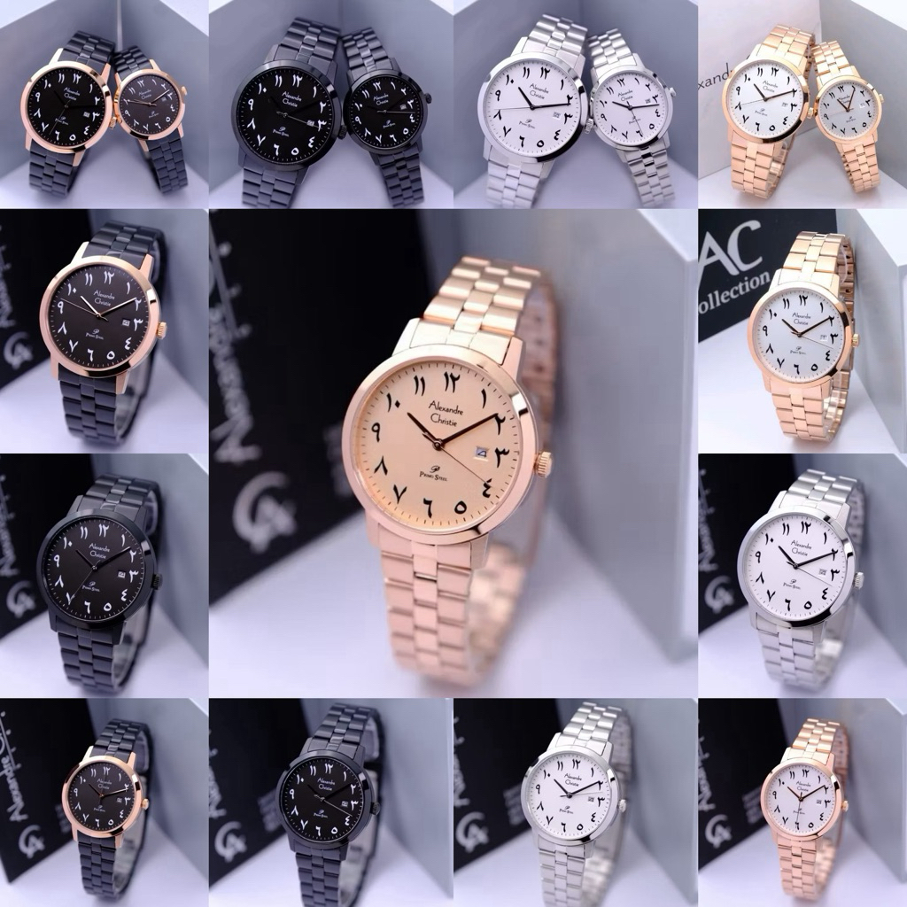 NEW | Jam Tangan Alexandre Christie 1007 AC1007 Arabic Dial (ORIGINAL)