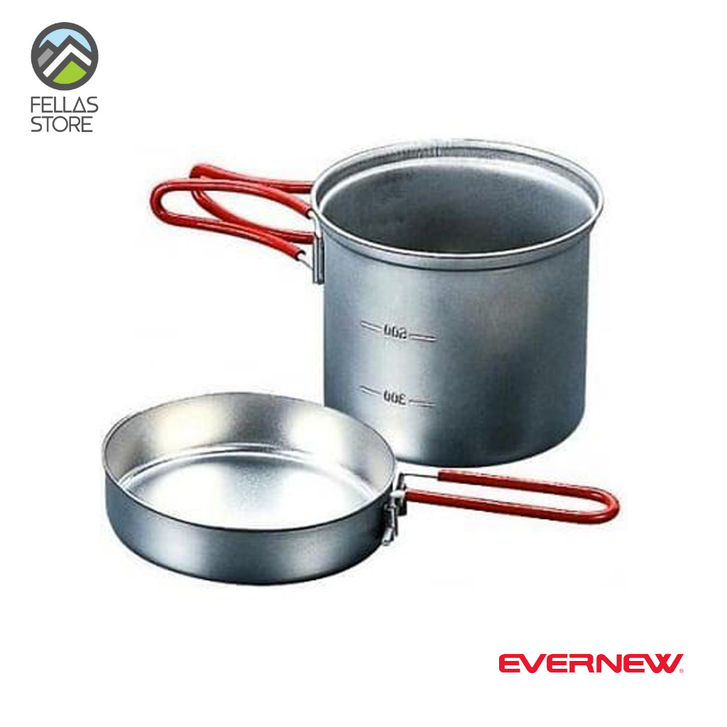 Evernew - Titanium Ultra Light Deep Pot Medium 900ml