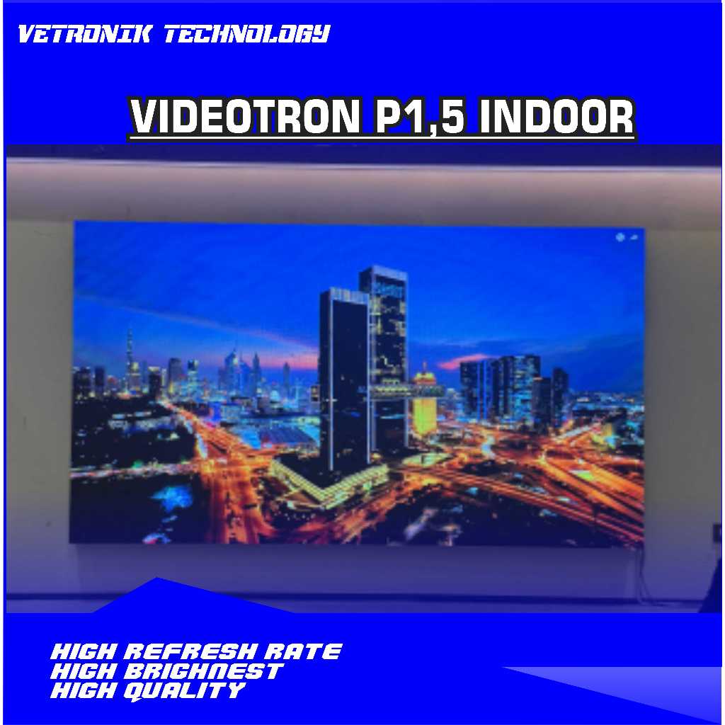 VIDEOTRON P1,8 INDOOR LED VIDEOTRON INSTALASI PERMANEN