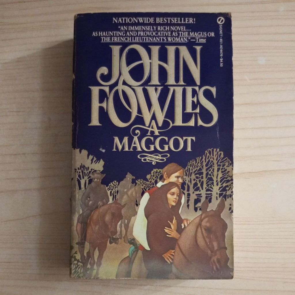 NOVEL A MAGGOT BY JOHN FOWLES