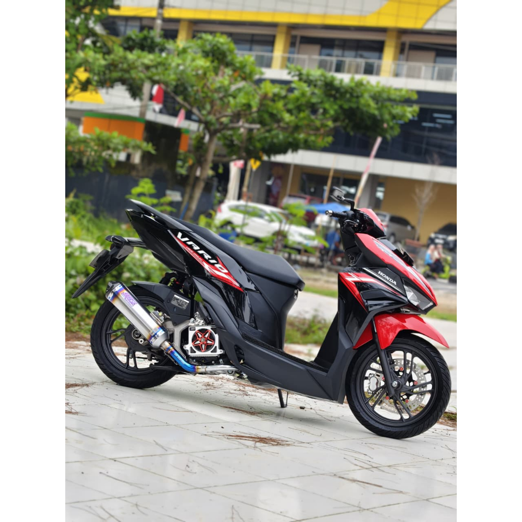 Knalpot Vario 125 New Vario 150 New Standar Racing Fullsystem Original 99 Racing Type Sr9 Suara Adem