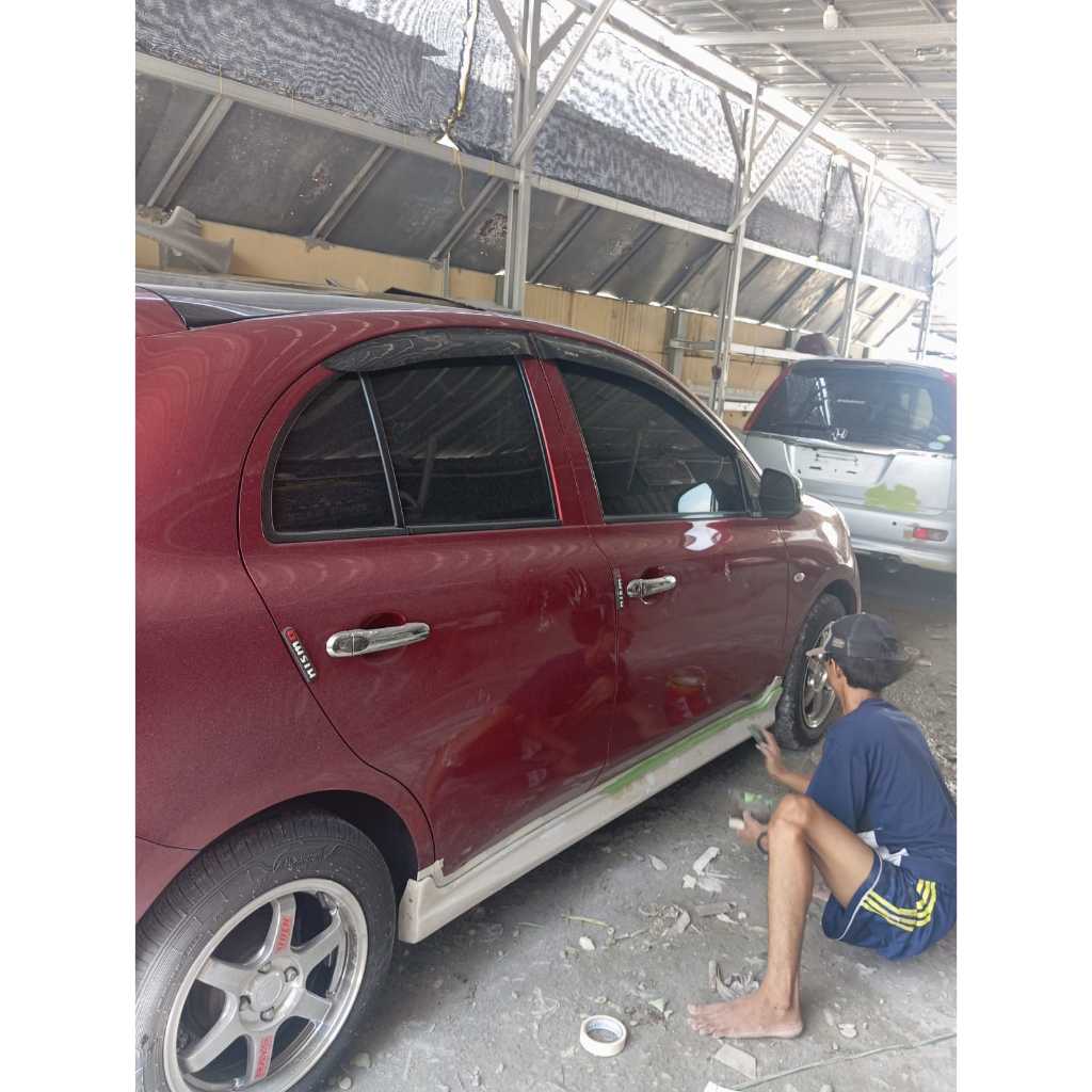 bodykit nissan march nismo 2015 SAMPING SAJA