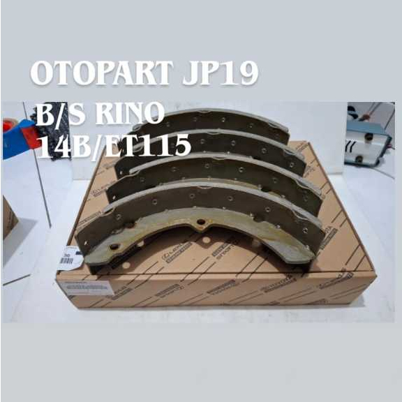 BRAKE SHOE FRONT RINO 14B ET115 KAMPAS REM DEPAN RINO 14B ET115 04495-36050