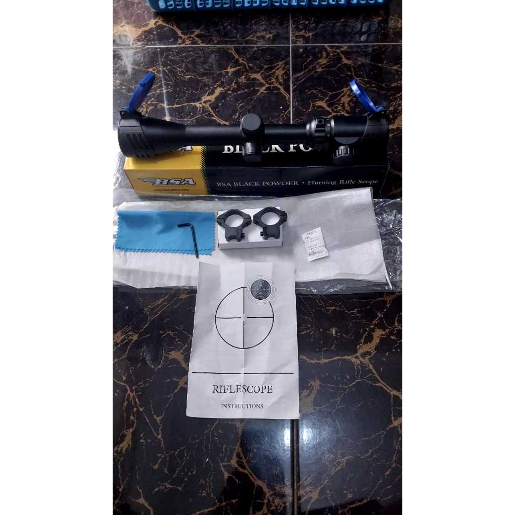 Teropong Teleskop BSA 3-9x40 EG
