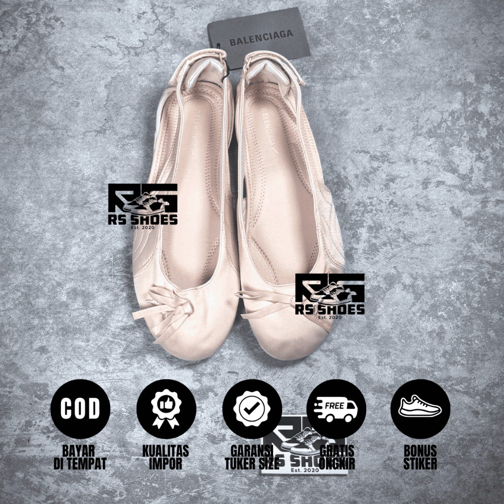 Sepatu Puma Ballet Balenciaga Sepatu Wanita/Flatshoes