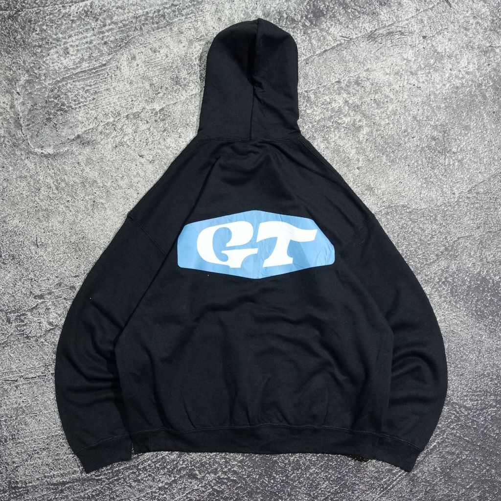 jaket Hoodie GILDAN logo sablon jaket casual murah size xl