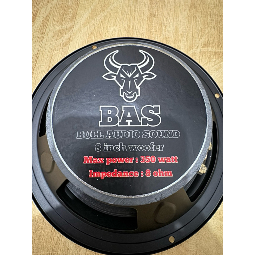 bull audio sound speaker komponen 8 inch woofer 350 watt 8 ohm speker 8in spiker 8” speaker driver 8