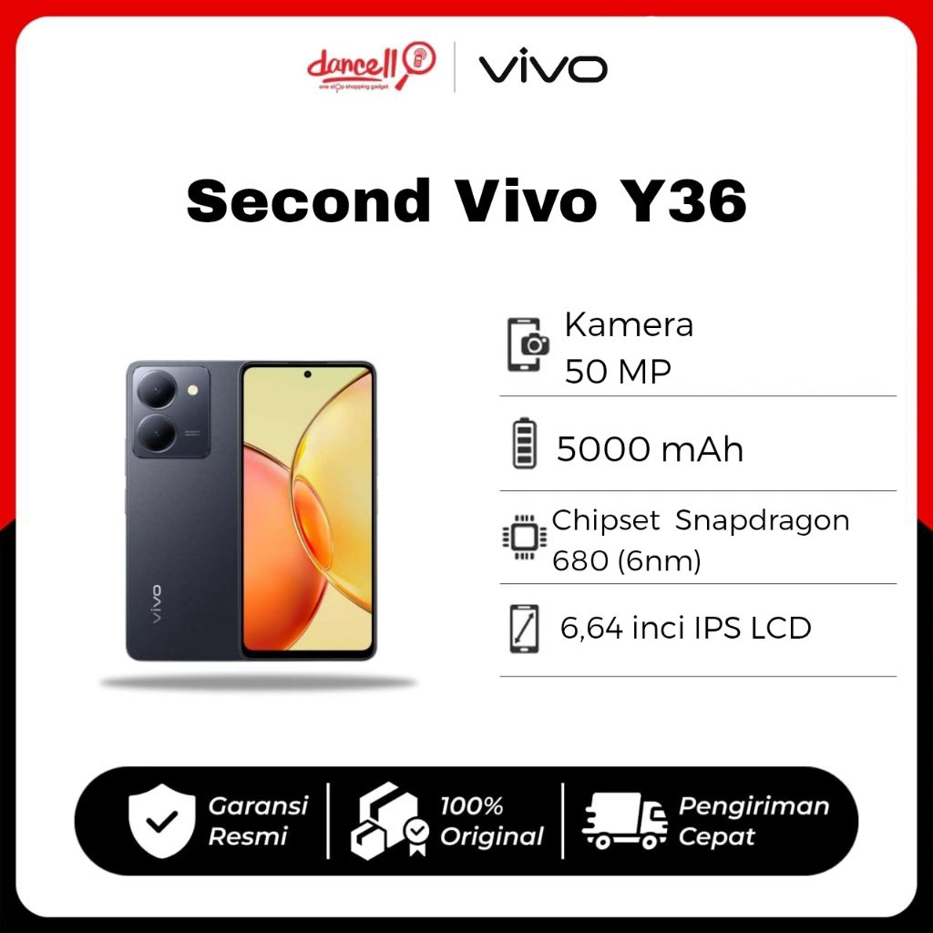 SECOND VIVO Y36 RAM 8/256 GB