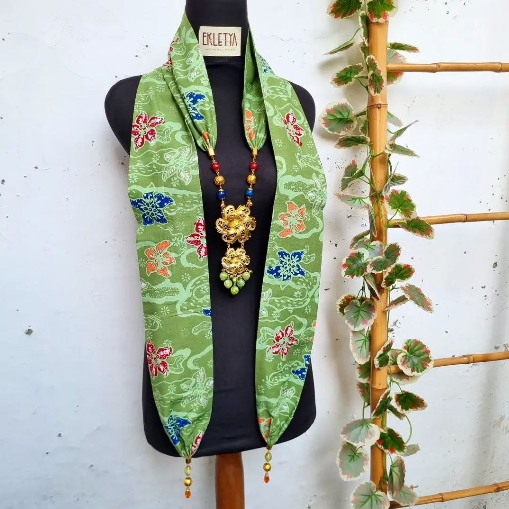 Syal Kalung Bros 2in1 Batik Pekalongan Lawasan
