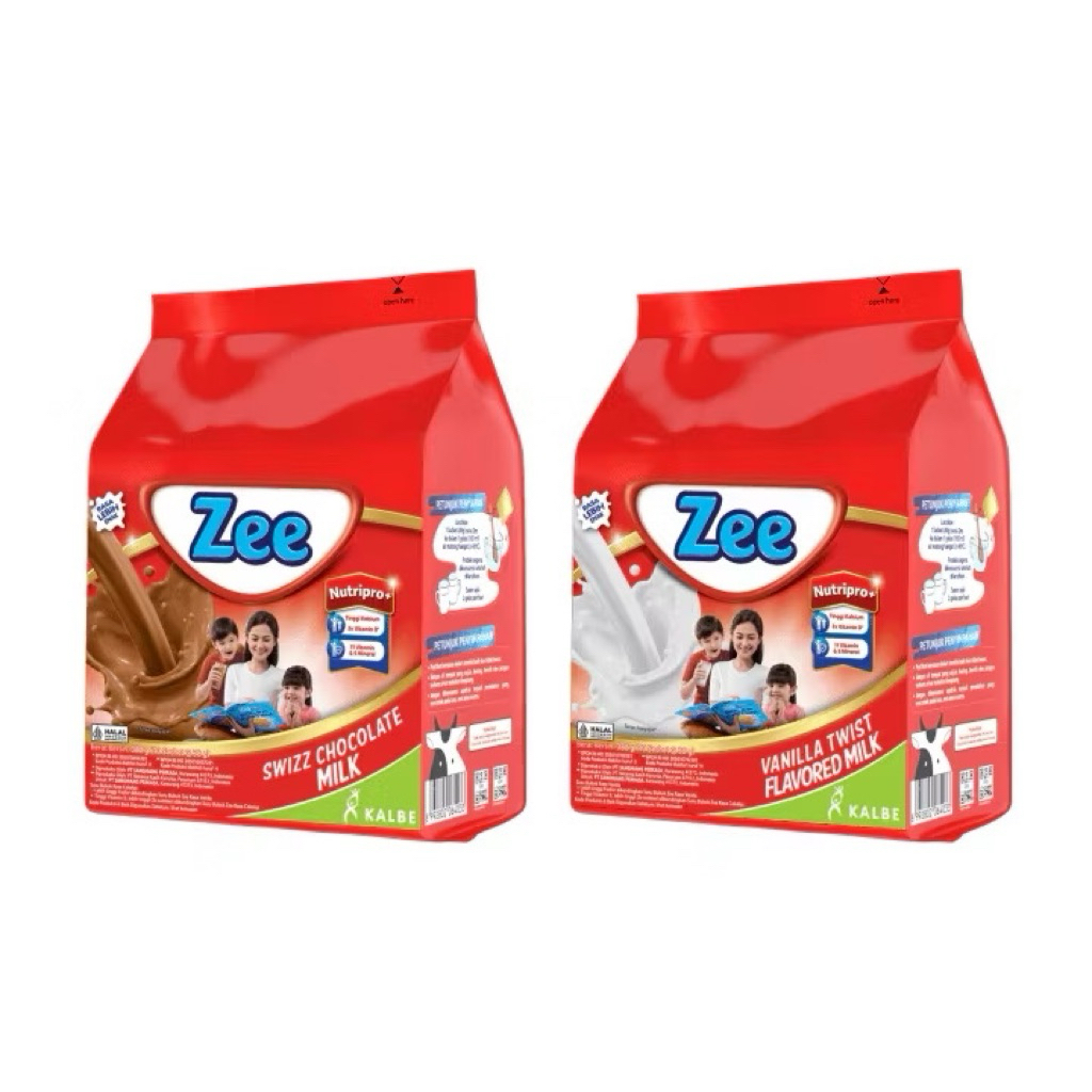 Zee Susu Sachet 10 Sachet / Zee Sachet Vanilla Twist 38gr x 10 Sachet