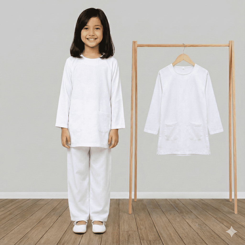 Baju kurung padang, Seragam Sekolah, Baru kurung padang