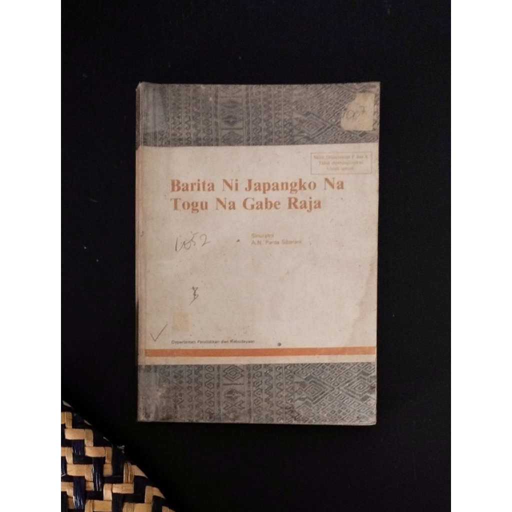 Novel bahasa batak barita ni japangko na togu na gabe raja