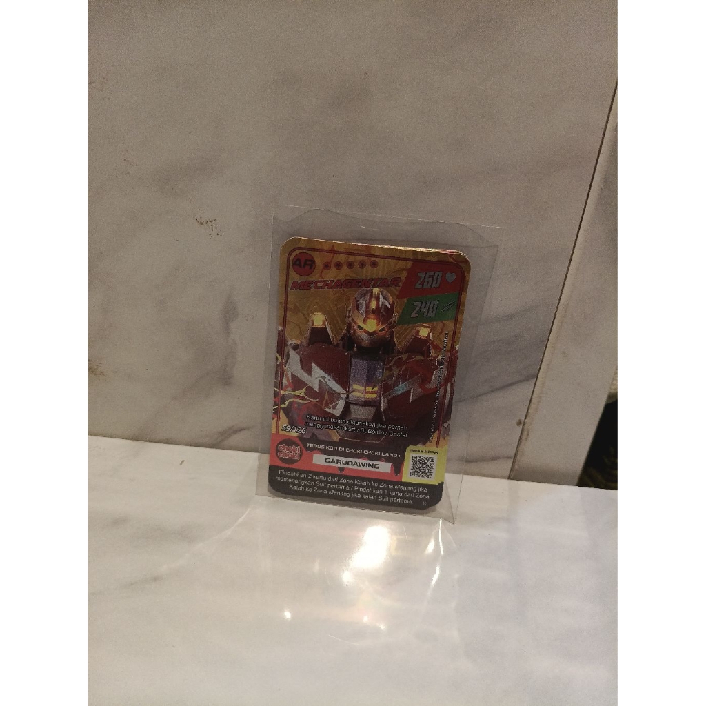 KARTU BOBOIBOY X CHOKI CHOKI Ar, Sr