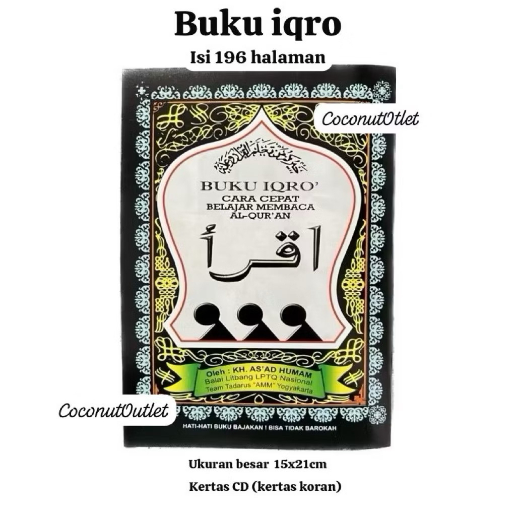 Buku IQRO. Buku Mengaji. IQRO.