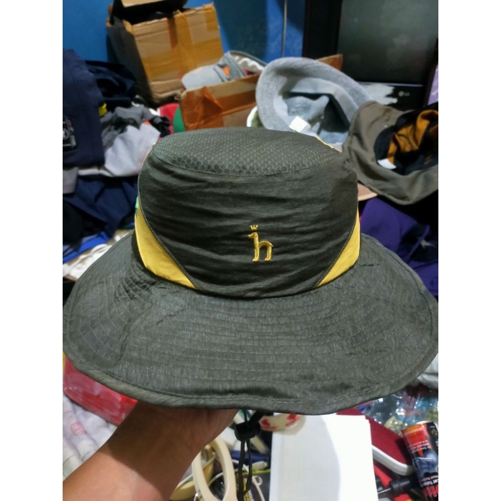 topi rimba outdoor HAZZYS bordir fulltag