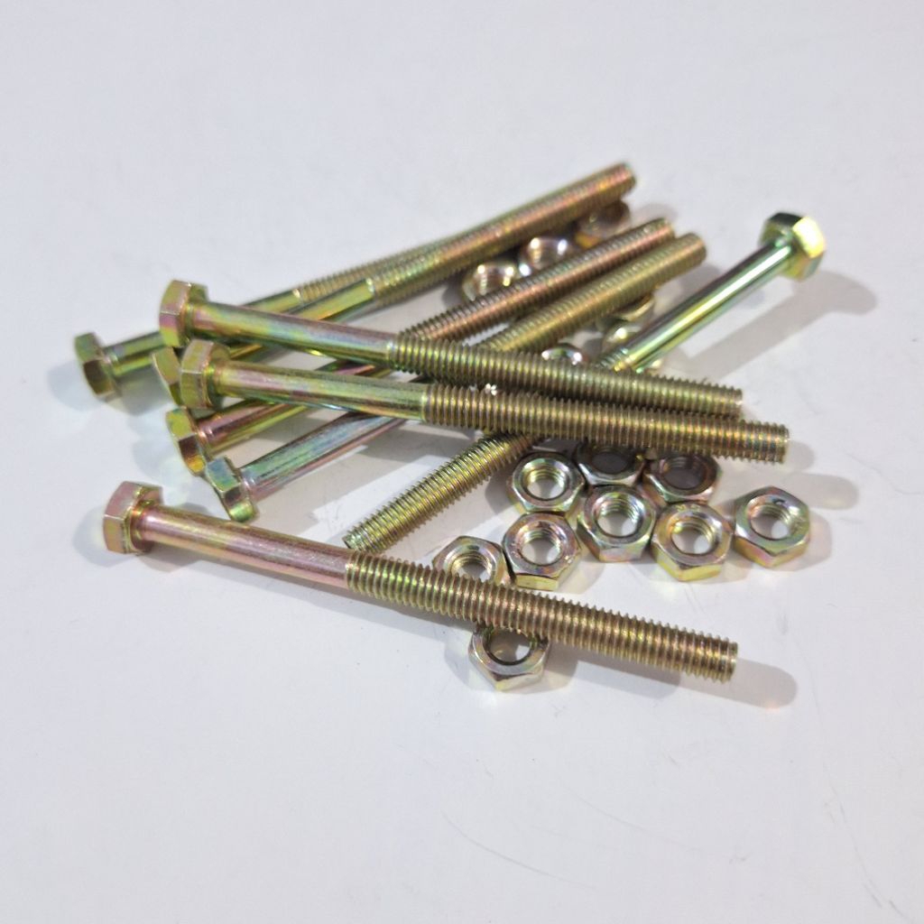 PAKET HEMAT BAUT 10 PANJANG 8CM PLUS MUR M6X80