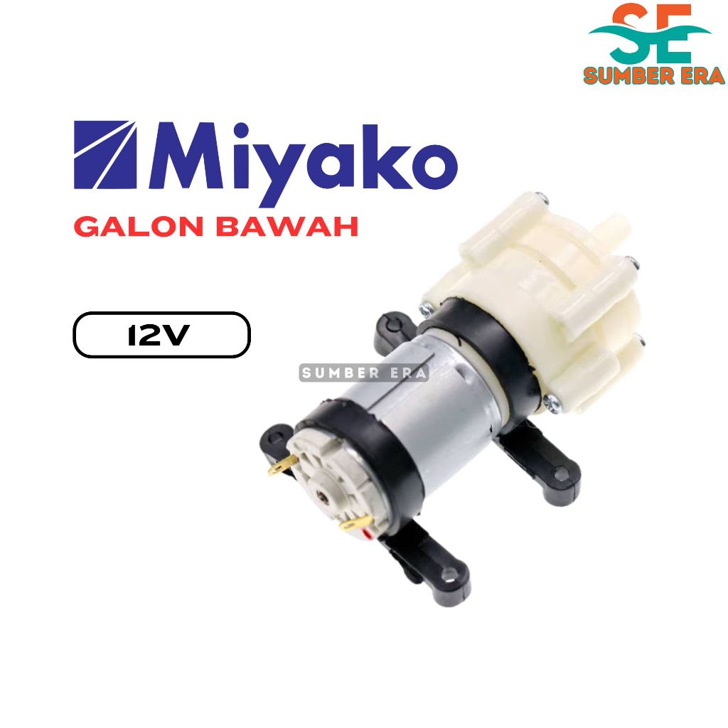 Dinamo Pompa Dispenser Miyako Galon Bawah 12V / Pompa Galon Elektrik