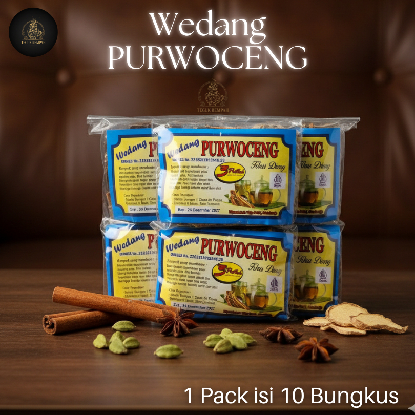 Wedang Rempah Purwaceng Khas Dieng - isi 10 sachet dari akar purwaceng asli