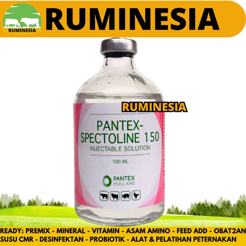 PANTEX SPECTOLIN 100ML - Obat Snot Cekrek Ngorok CRD Complex Ayam Ampuh - Like LS Injection Interspe