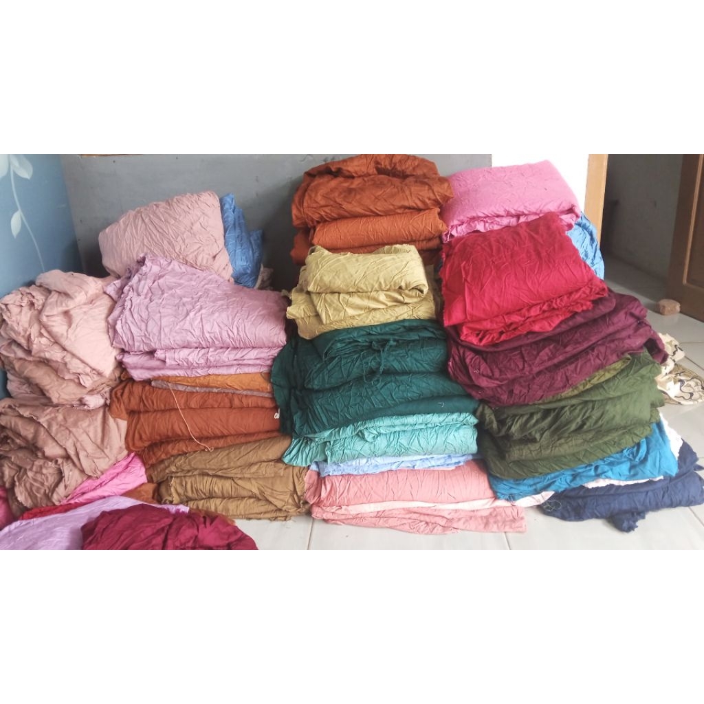 kain rayon twill kiloan